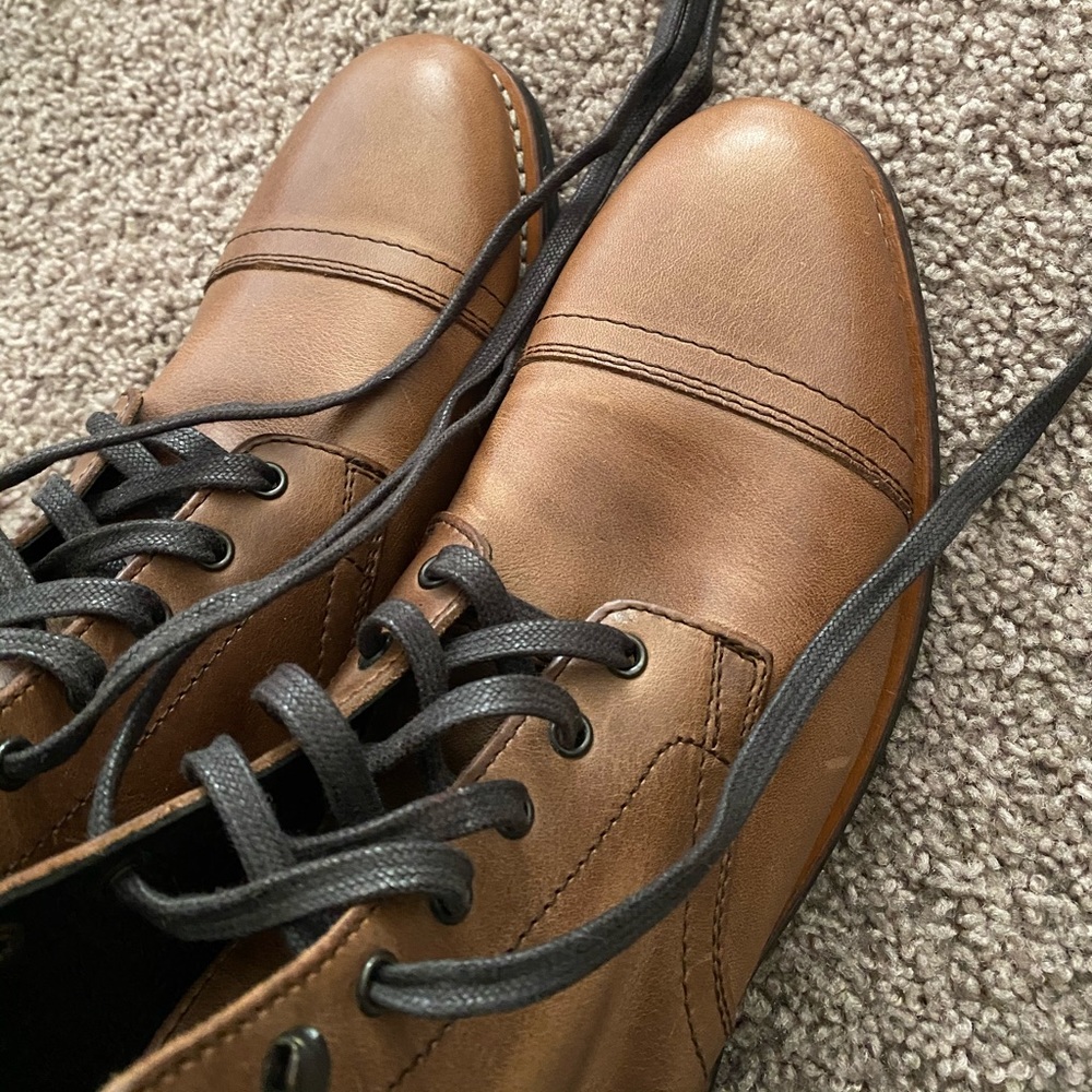 Thursday brand leather boots.